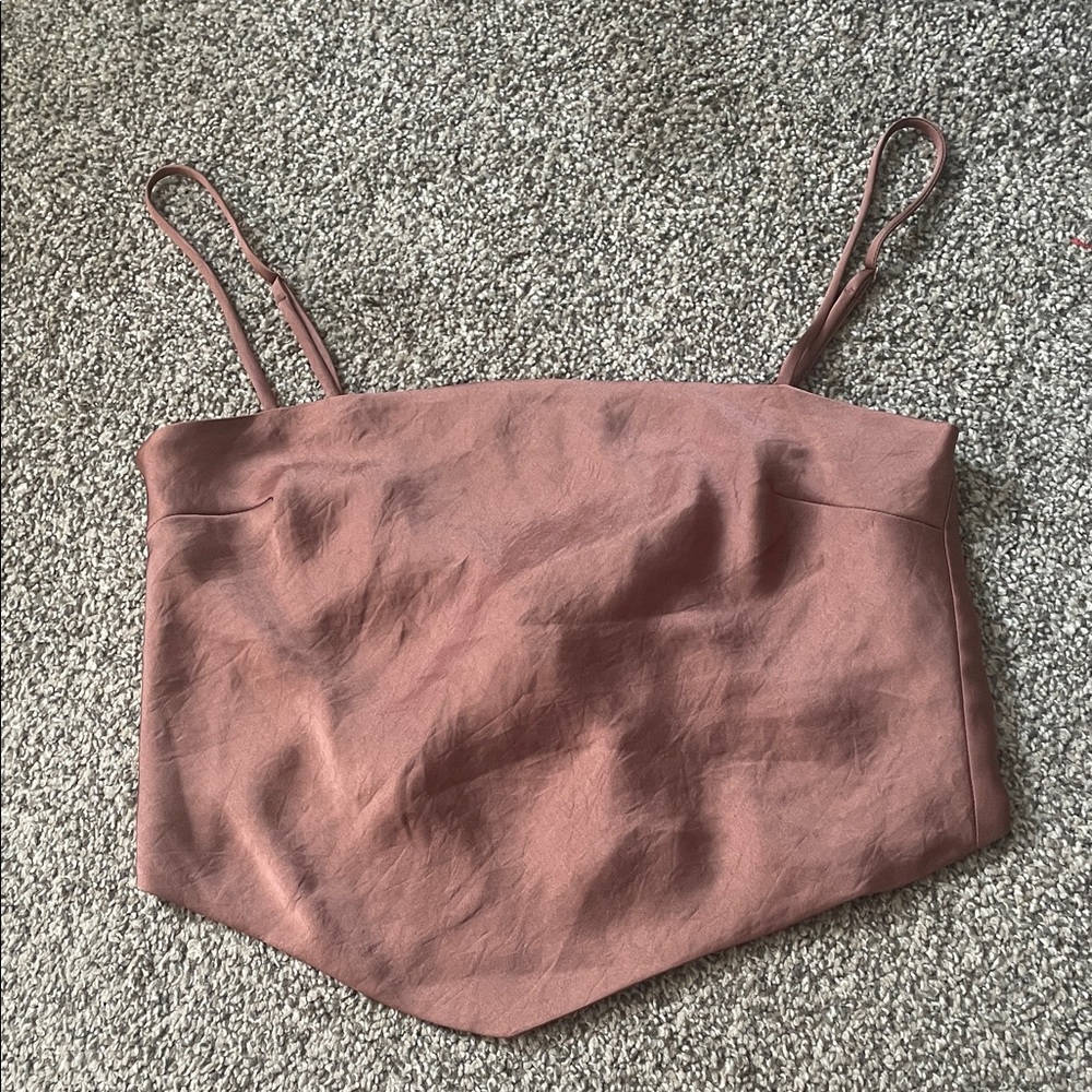 Aritzia Sunday Best satin top